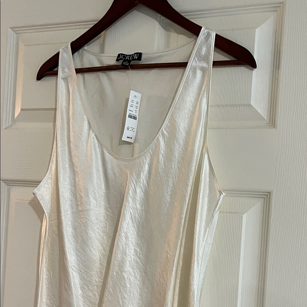 J. Crew Women's Shimmering Cream Camisole